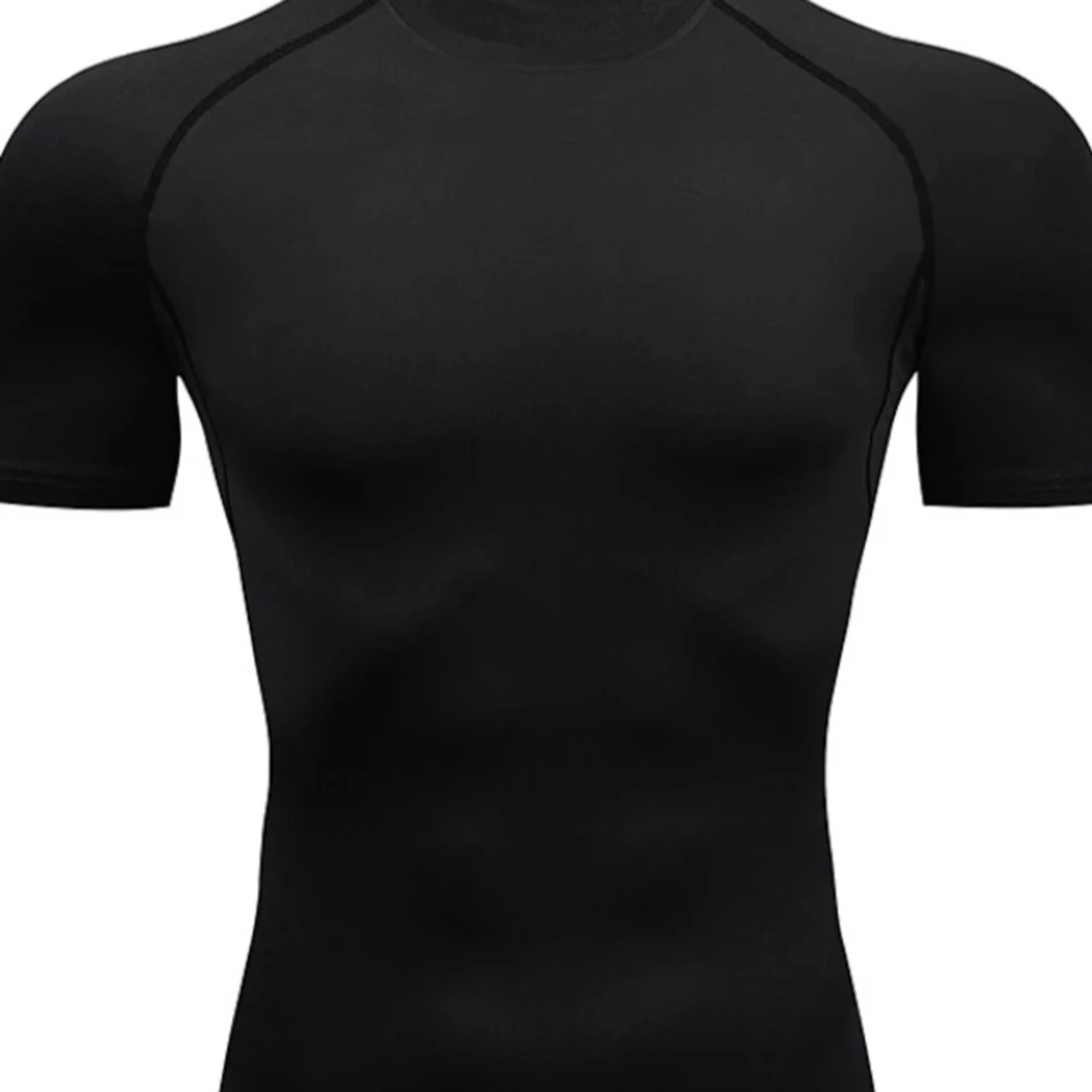 Kompressions gym tshirt svart