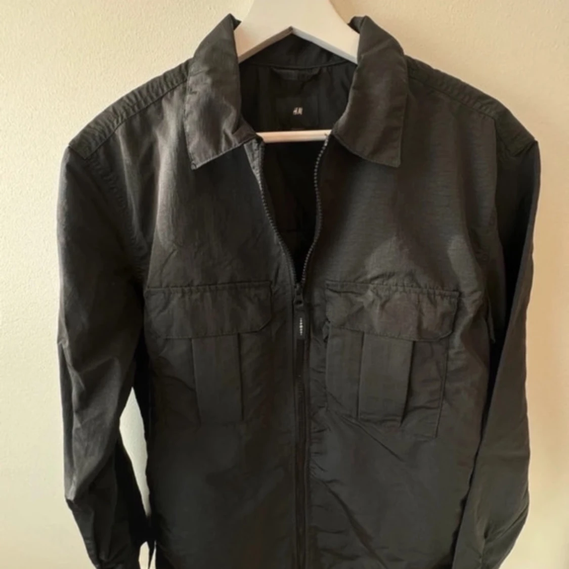 Svart overshirt/ vår jacka från H&M