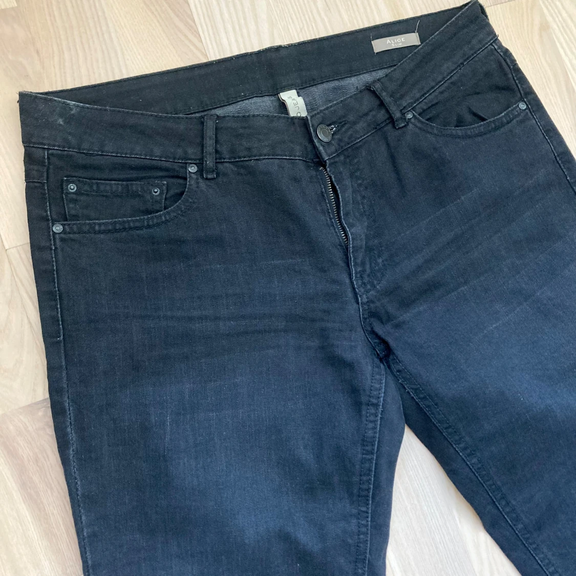 Svarta skinny jeans Mango - 3