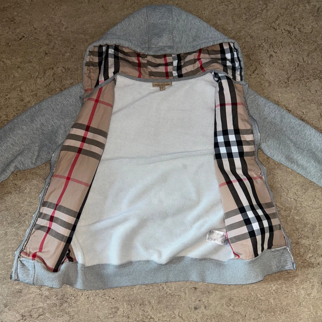 Burberry zip hoodie - 1