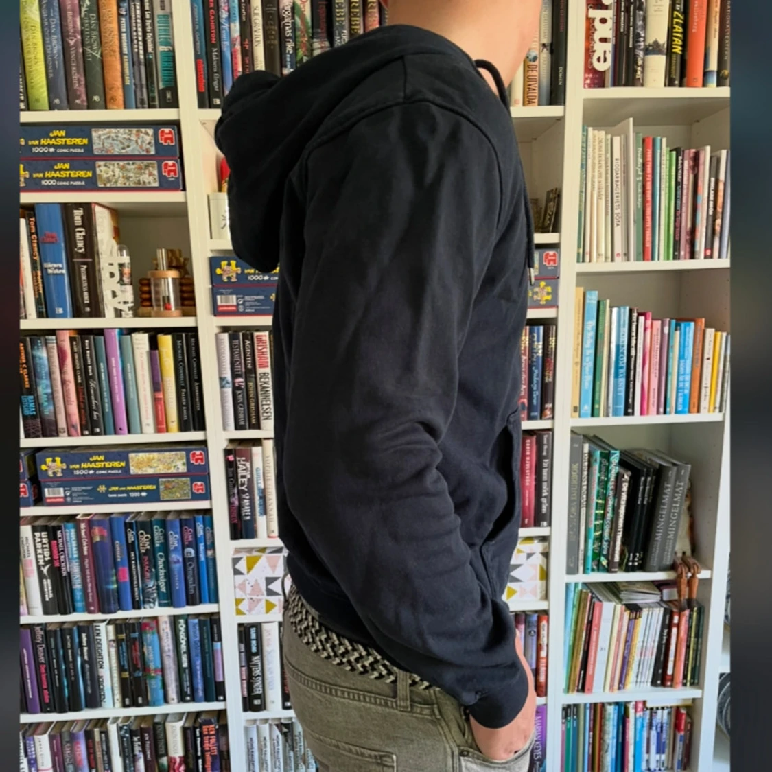 Mörkblå hoodie med dragkedja från Colorful Standard - 2