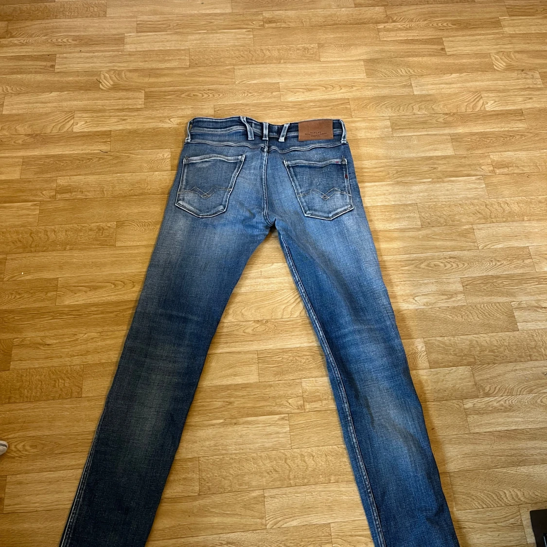 Replay blåa hyperflex jeans slim - 2