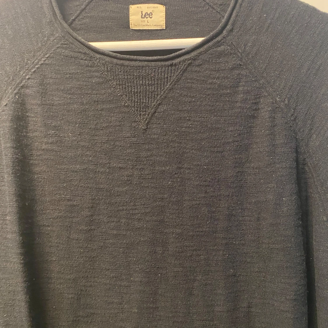 Svart långärmad tröja från Lee - 1