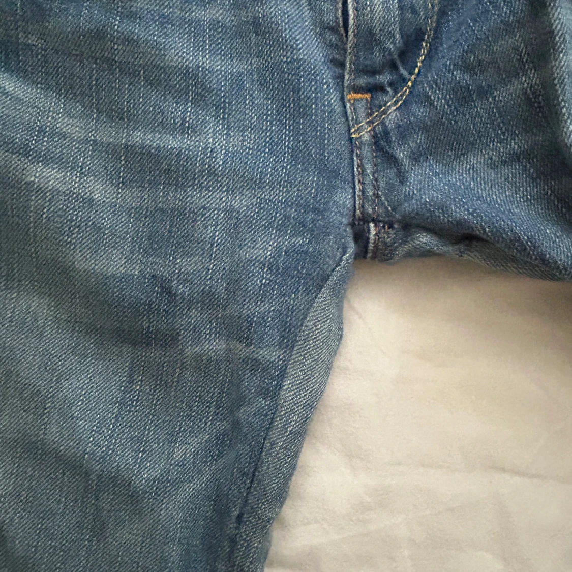 lågmidjade straight jeans - 4