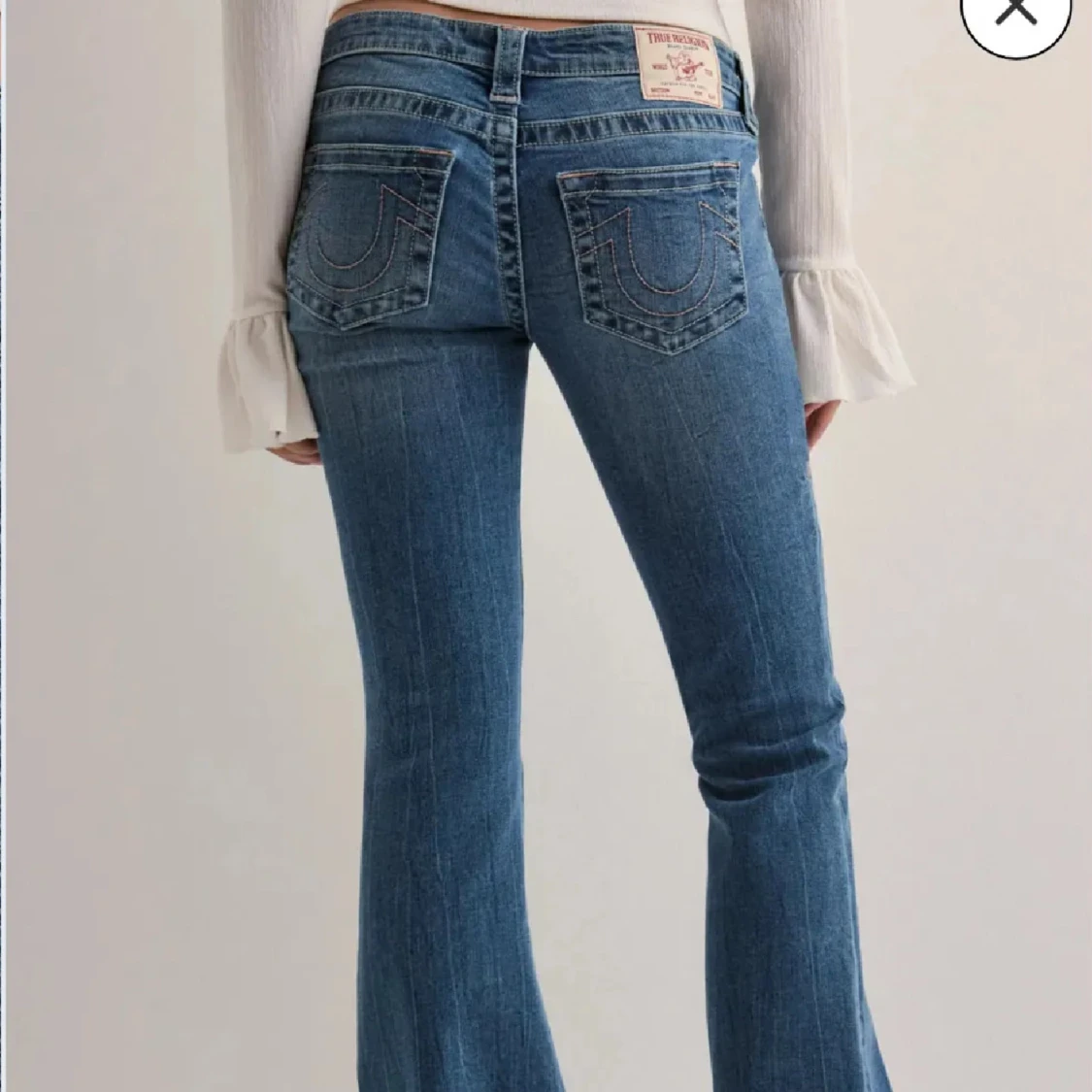 True Religion blå bootcut jeans - 3
