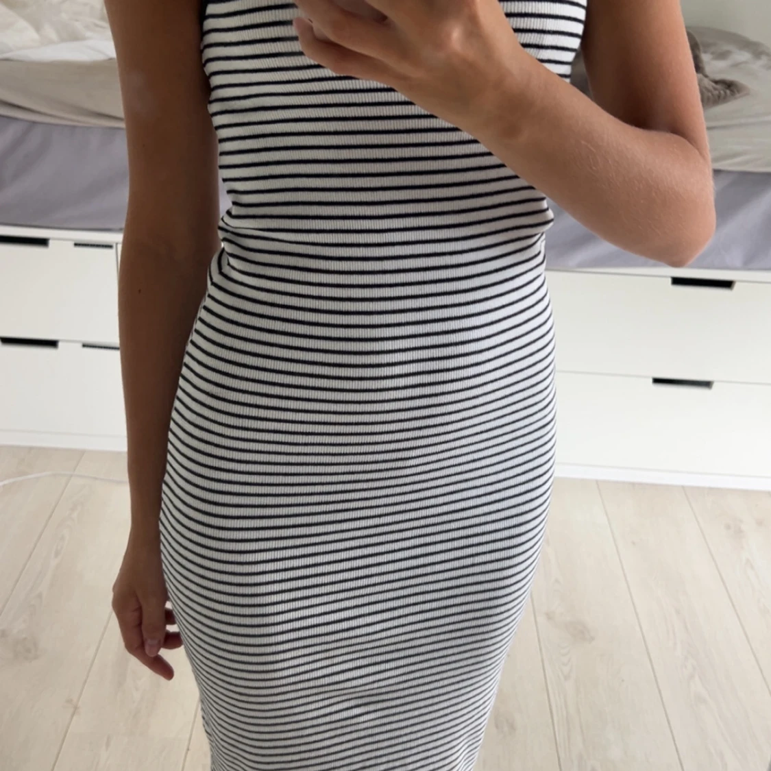 Randig taight klänning - 1