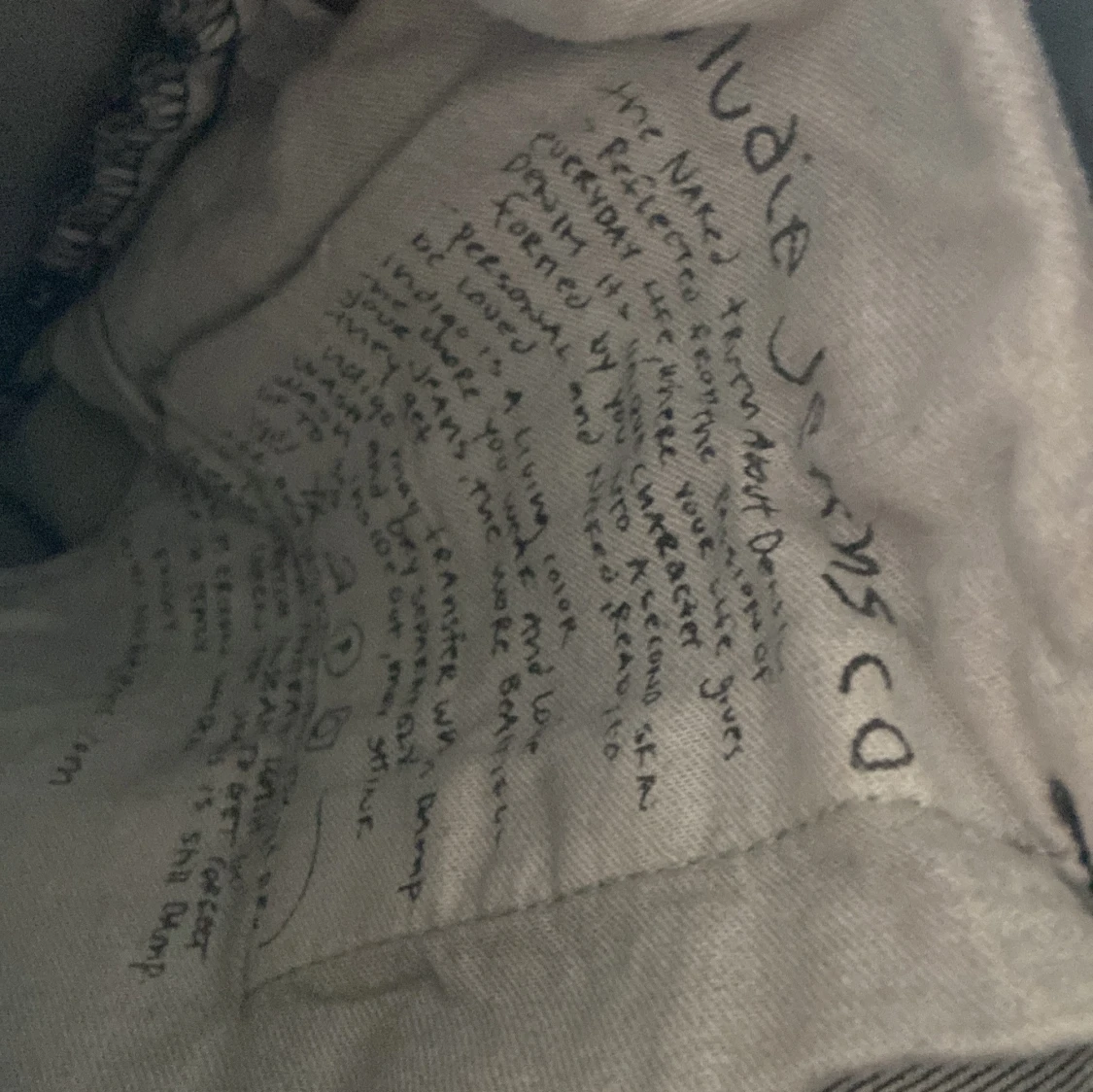 Grå jeans från Nudie Jeans, W27 L32 - 3