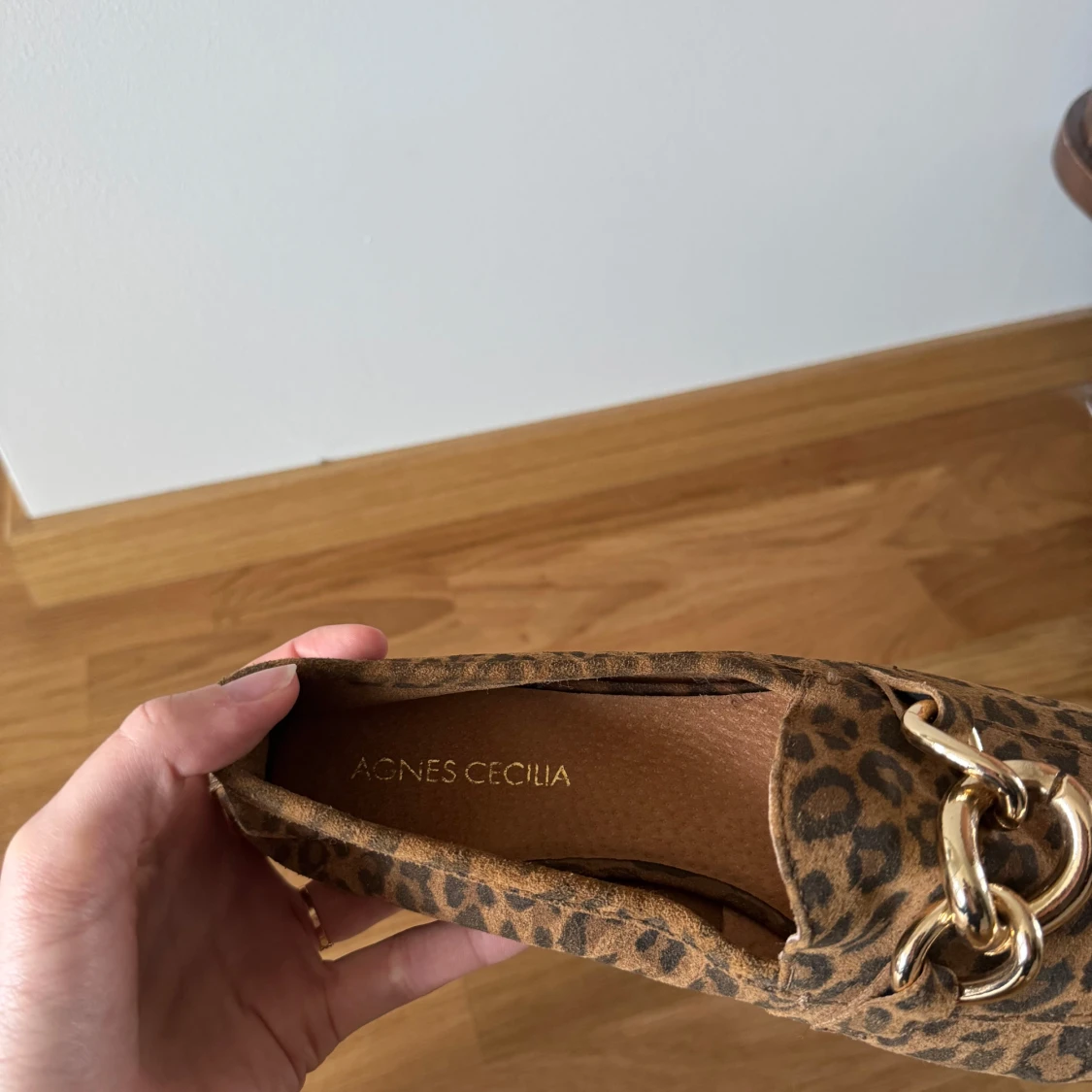 Leopardmönstrade loafers - 3