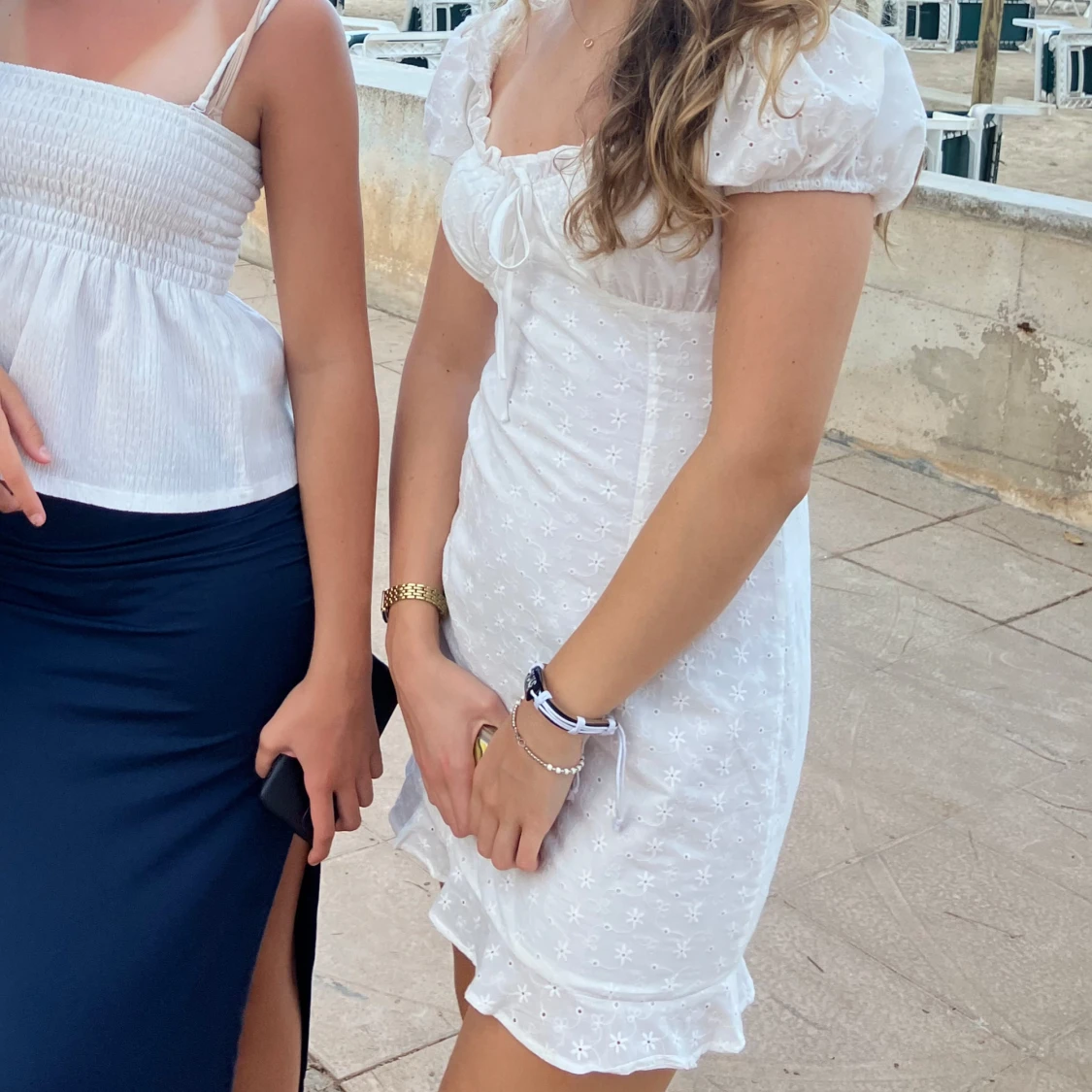 Vit klänning från Nelly - 2