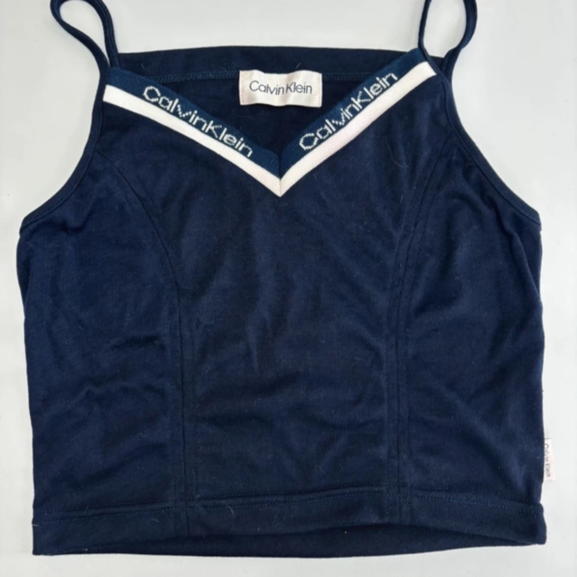 Mörkblå linnetopp från Calvin Klein