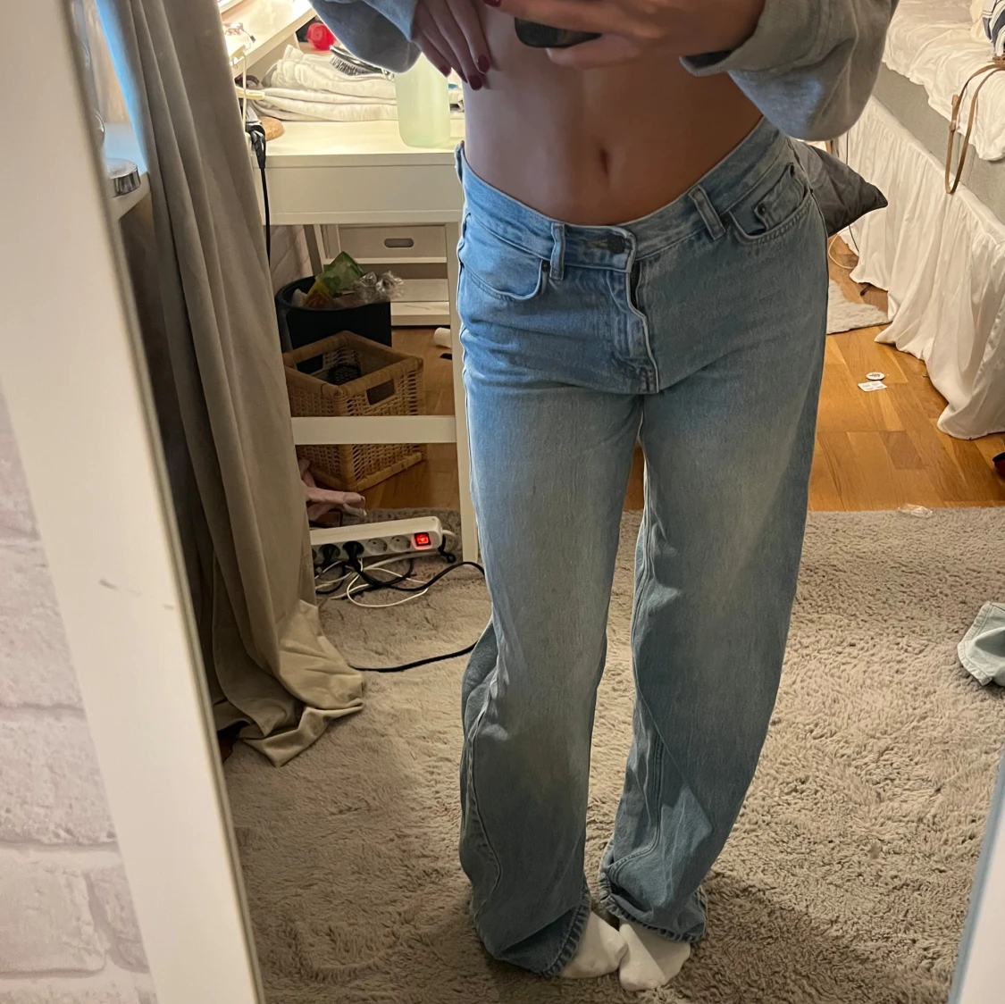 Wide leg jeans från junkyard - 1