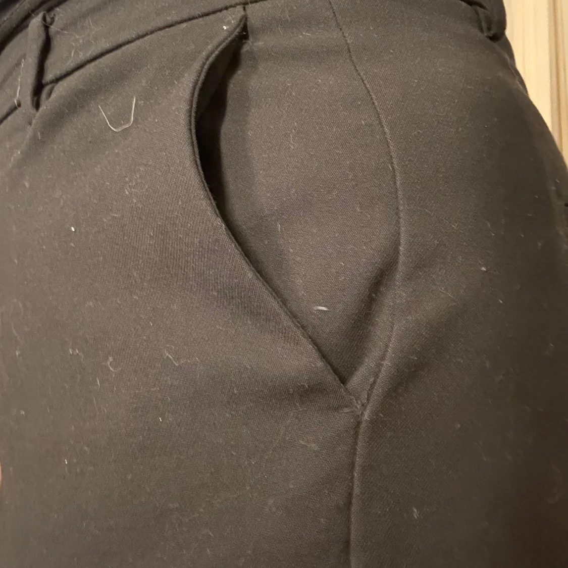 Svarta kostymbyxor med raka ben - 2