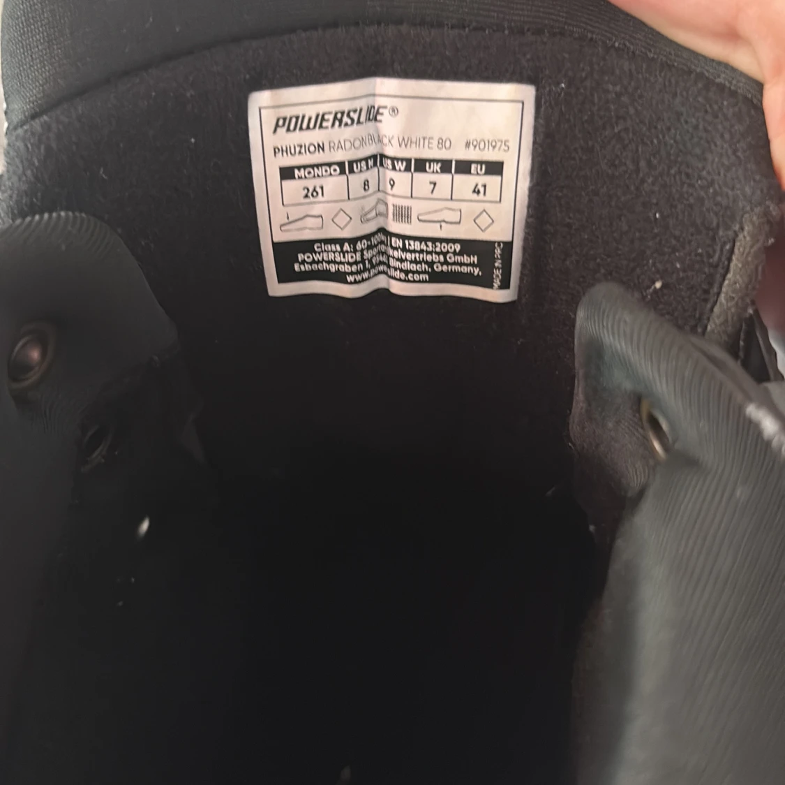 Svarta och grå Powerslide inlines - 2