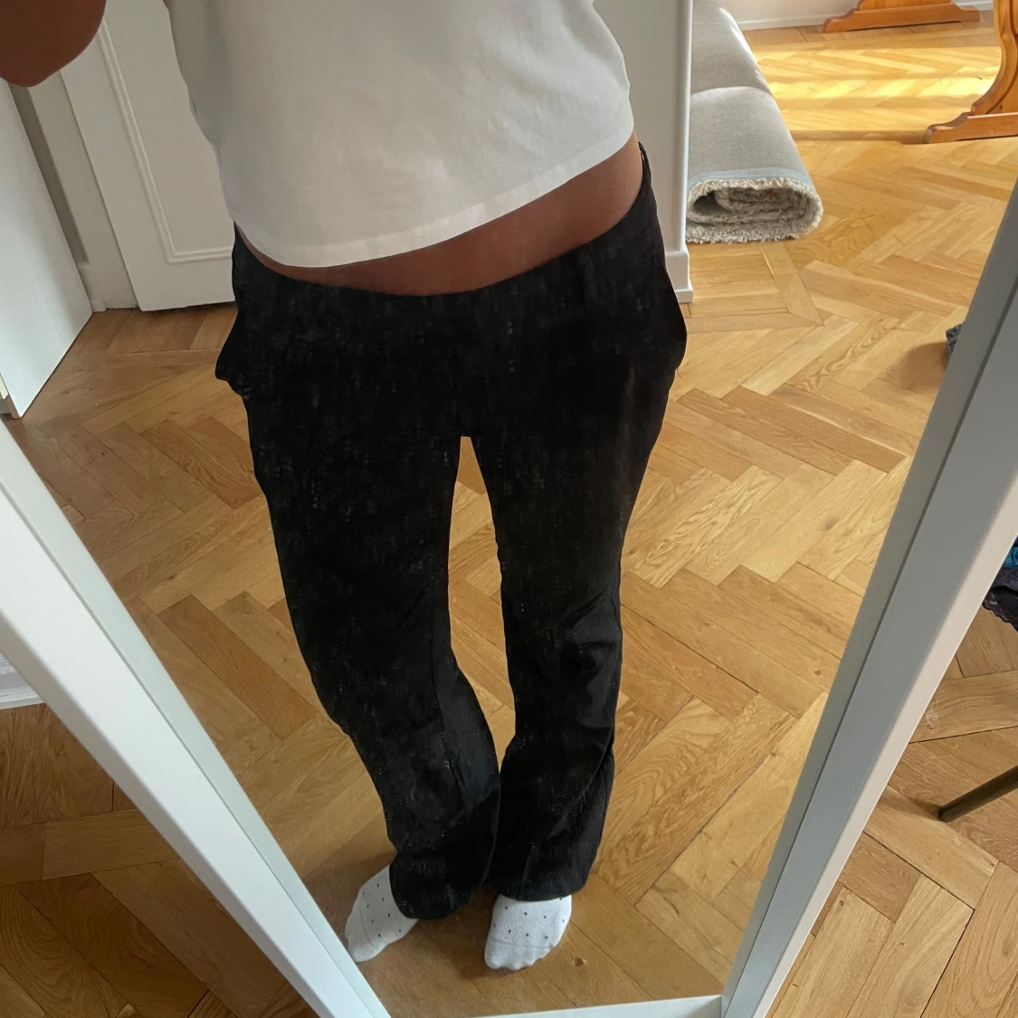 Svarta kostymbyxor - 1