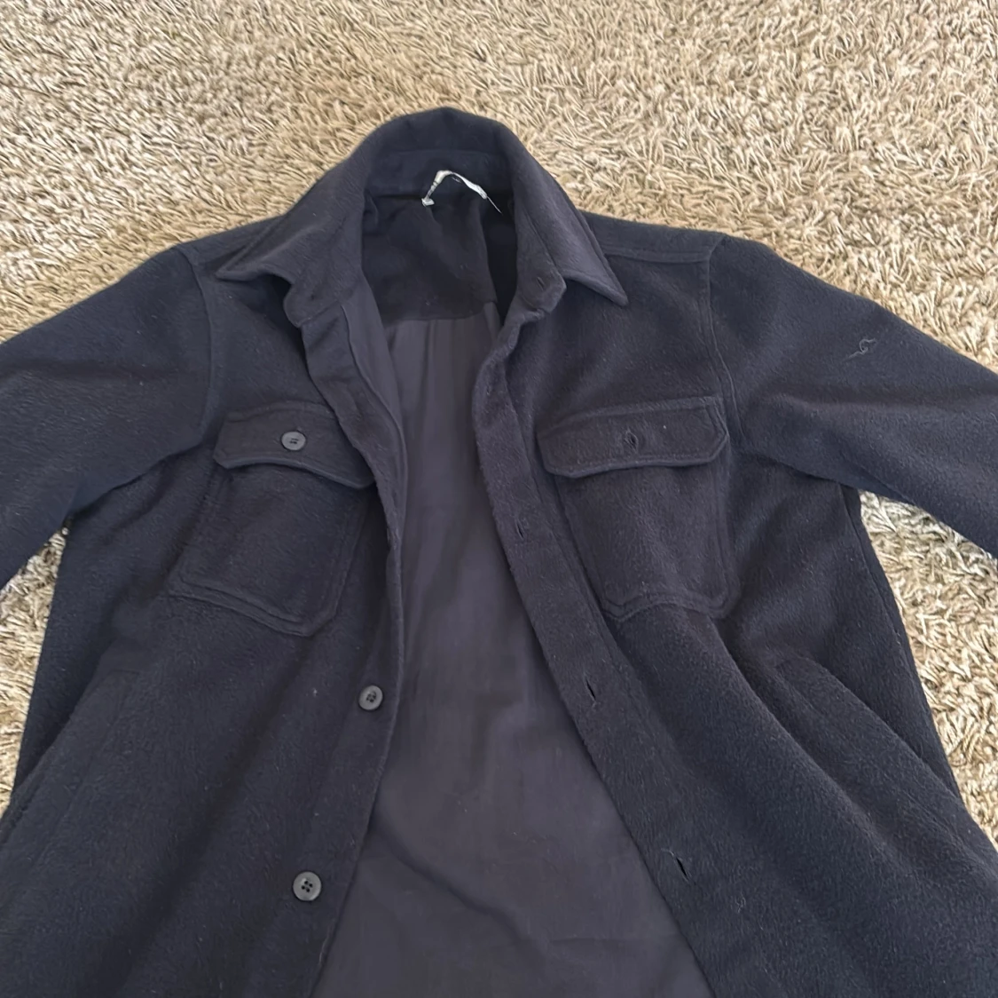 Marinblå overshirt från Zara - 2