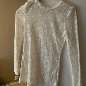 Mesh topp zara - En spets topp från zara, köpt förra året och använd endast några gånger. Genomskinlig men brukar ha en bh/linne under. Storkek S