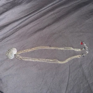 Silverfärgat halsband med hjärtberlock från Guess - Snyggt silverfärgat halsband från Guess med en unik hjärtformad berlock. Halsbandets nypris är 1200kr säljer därav billigt pga inte min stil 