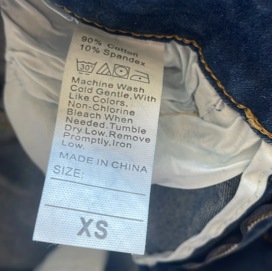 Blå bootcut jeans - 3