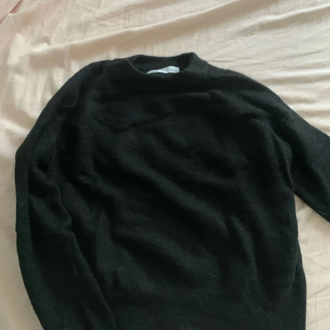 Svart stickat tröja från Zara 