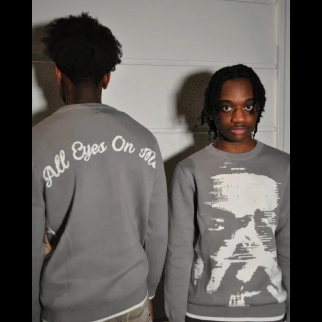 Grå stickad tröja SOUL All Eyes On Me - 2