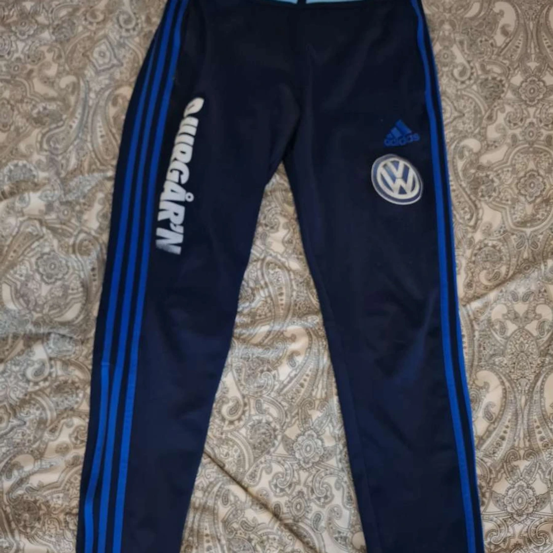 Adidas träningstights blå herr