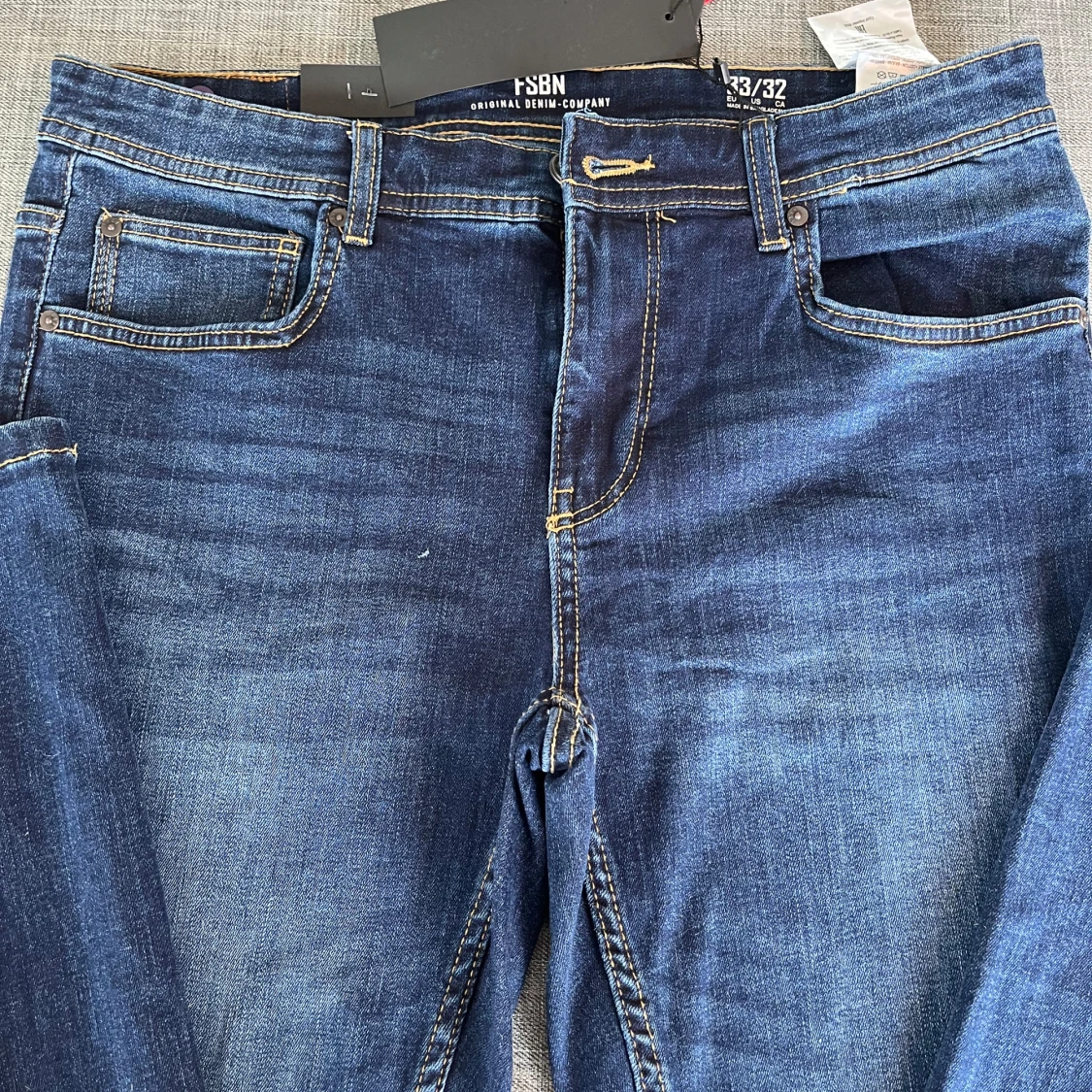 Mörkblå skinny jeans från FSBN - 1