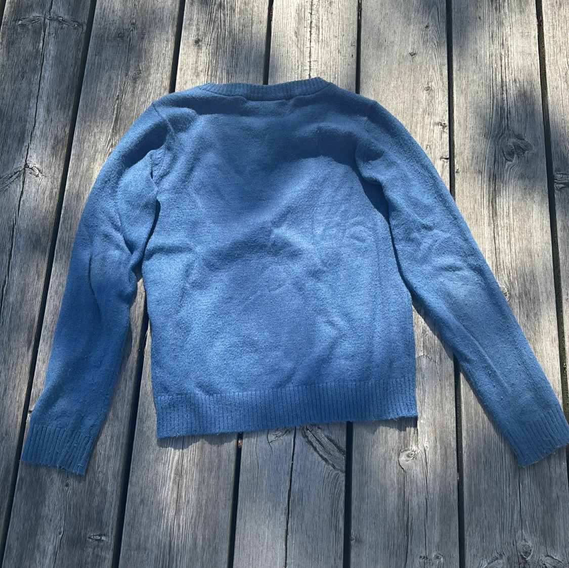 Blå stickad tröja från Vila XS - 1