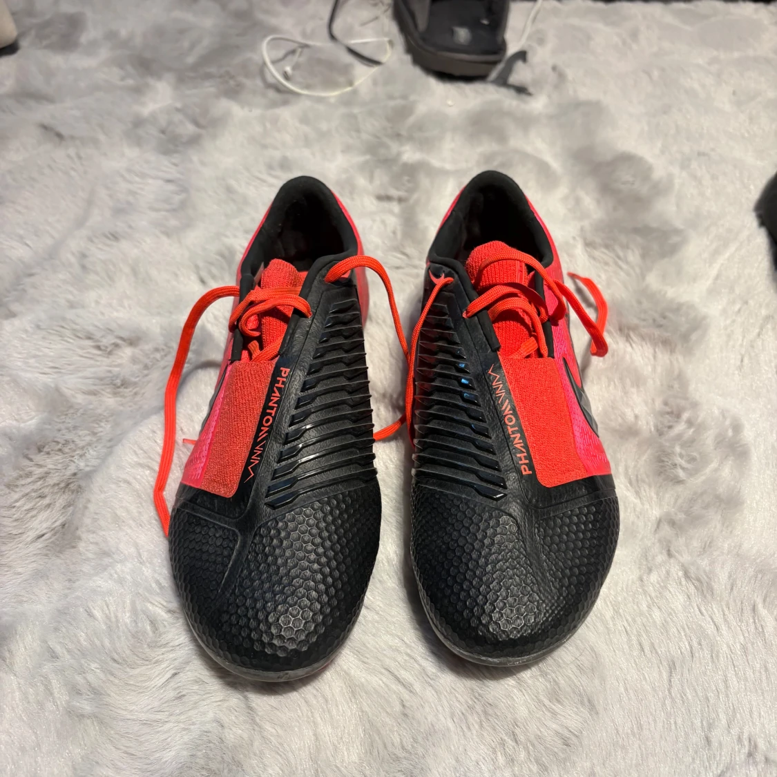 Nike Phantom Vision fotbollsskor svart/röd - 1
