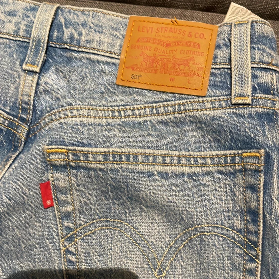 Levi's 501 ljusblå jeans 25/32 - 2