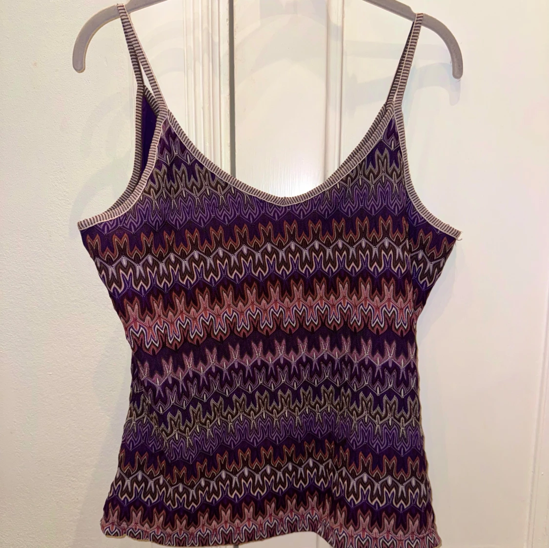 Mönstrad linnetopp från Missoni x Lindex - 1