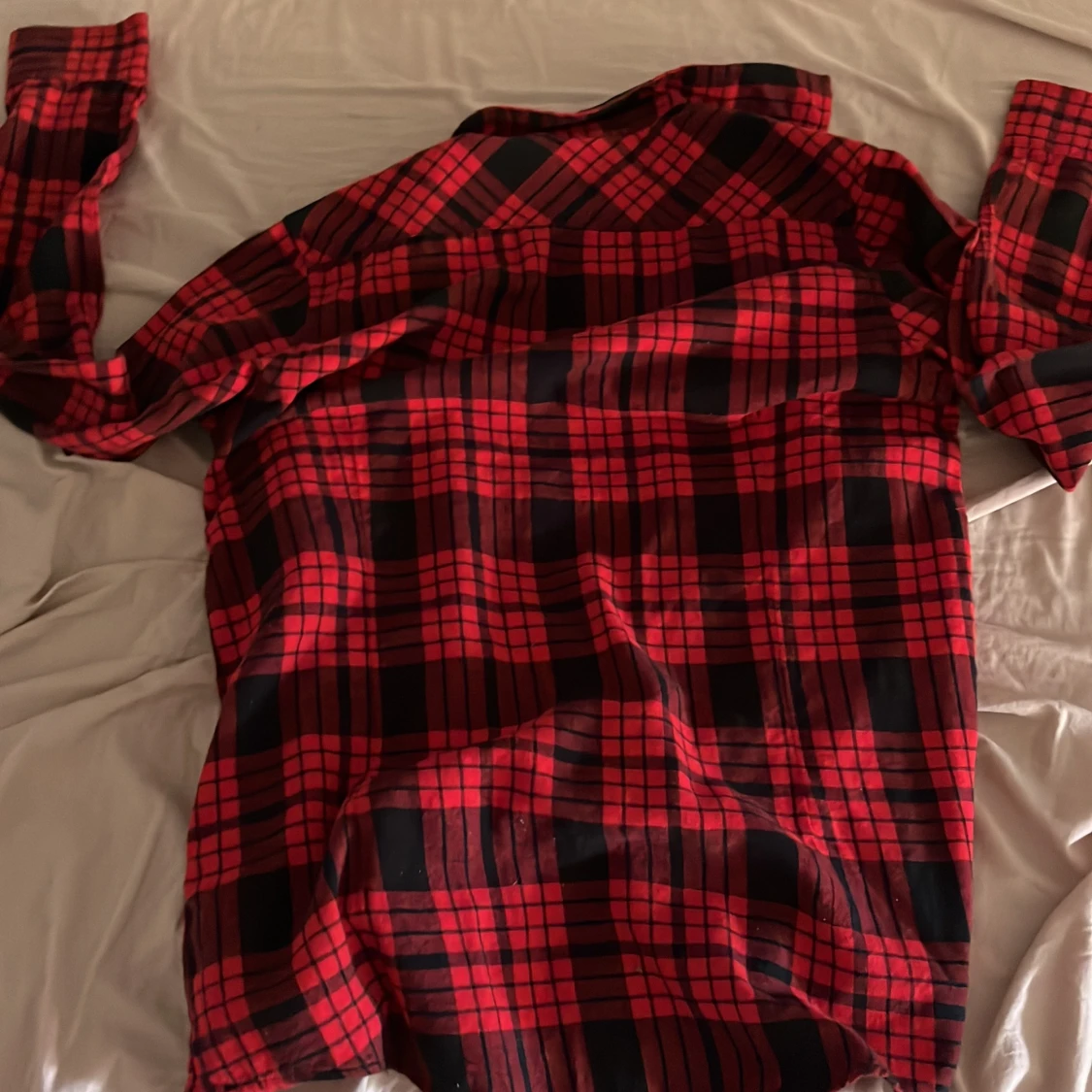 Röd rutig skjorta från Urban Classics - 1