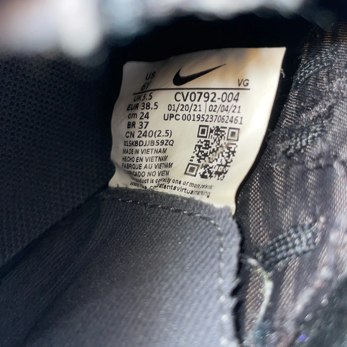 Nike Mercurial svarta fotbollsskor - 2