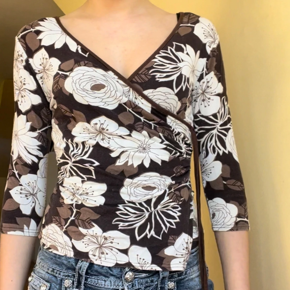 Blommig omlottopp - 1