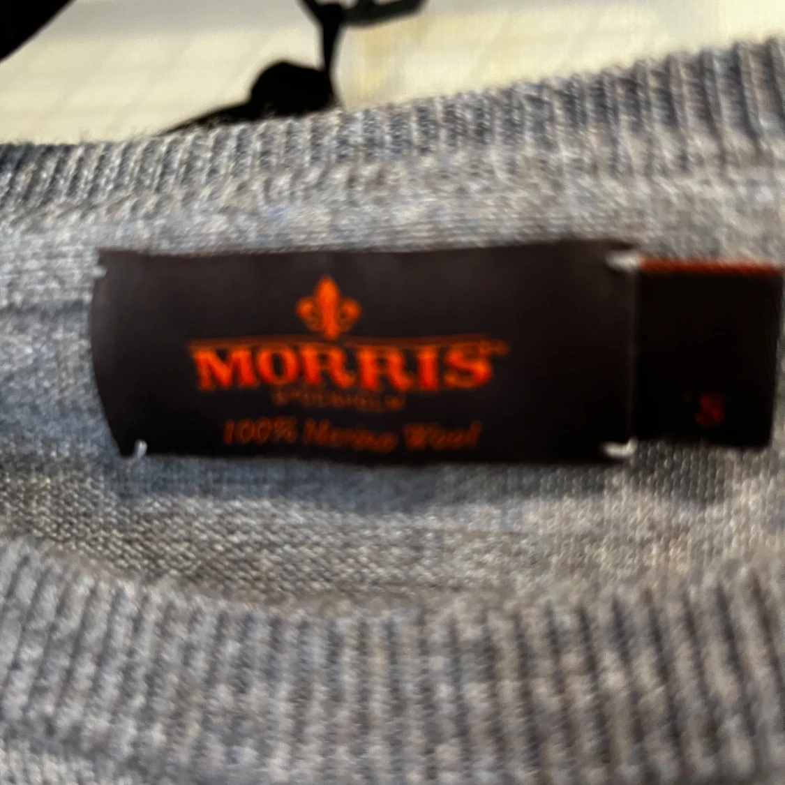 ljus blå  merinoulltröja från Morris - 1