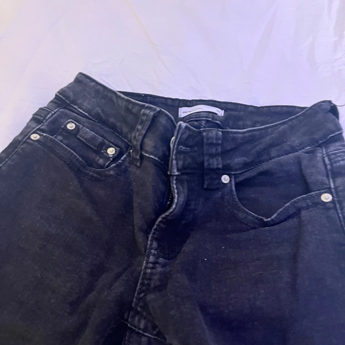 Svarta bootcut jeans - 1