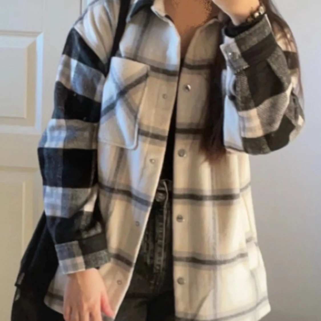 Rutig overshirt från H&M