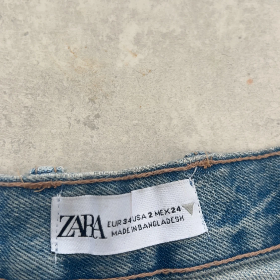 Blå jeansshorts från Zara - 2