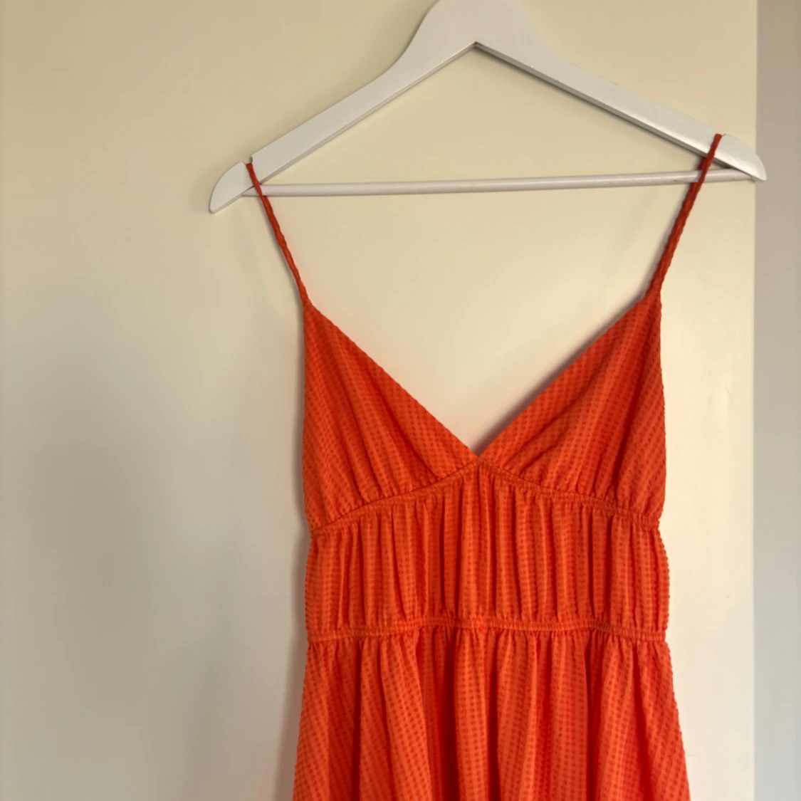 Orange långklänning  - 3