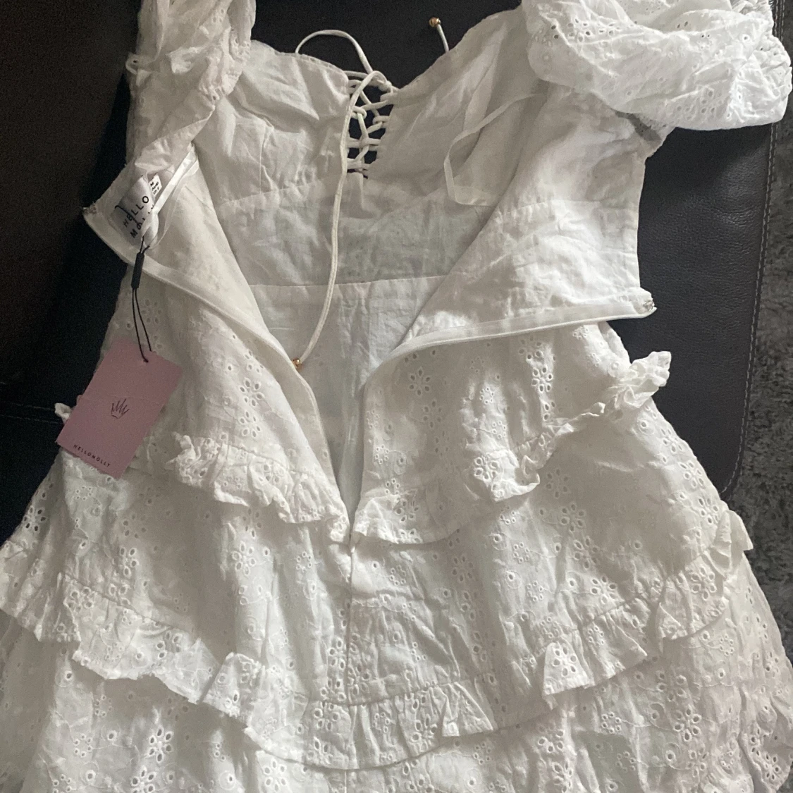 Vit spetsklänning från Hello Molly - 4
