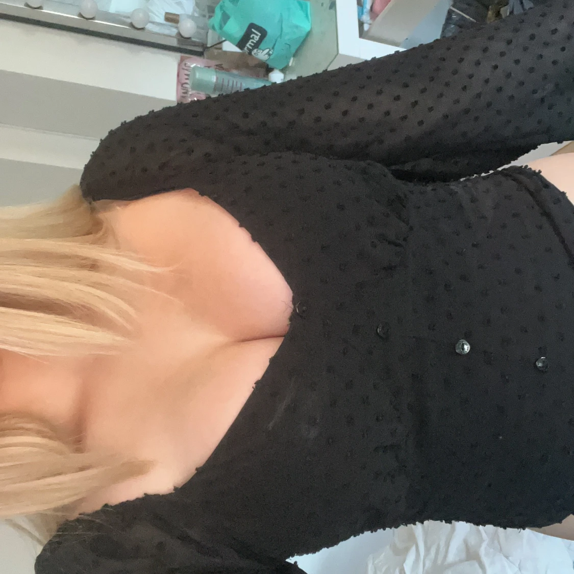 Svart prickig blus från FB Sister - 2