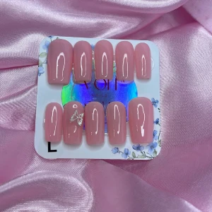 Pink (L);Medium Square;Curved - L: 17 mm, 12,5 mm, 13 mm, 12 mm, 10 mm 
