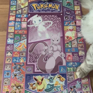 Pokémon- Sällsynt Kanto-Poster (affisch) - En perfekt  sällsynt poster eller affisch tagen på Kantos Pokémon (det vill säga till ex mew, mewtoo mm) för just dig som är Pokémonbesatt! Inköpt för ett tag sedan men köpt som en special edition produkt, som jag blev väldigt glad för när jag såg att den fanns i butik. Pris kan absolut diskuteras.