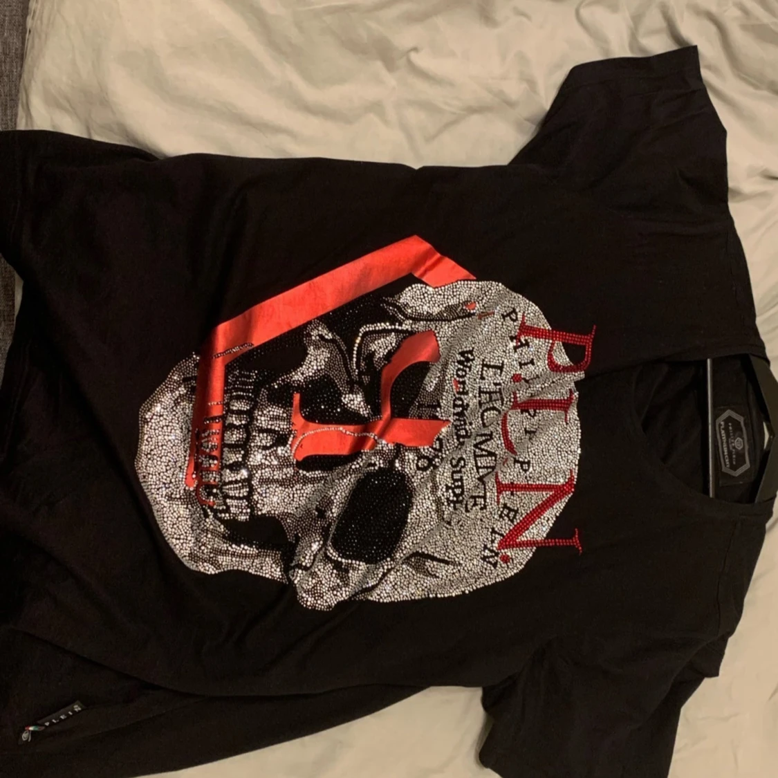 Svart Philipp Plein t-shirt med döskalle - 2