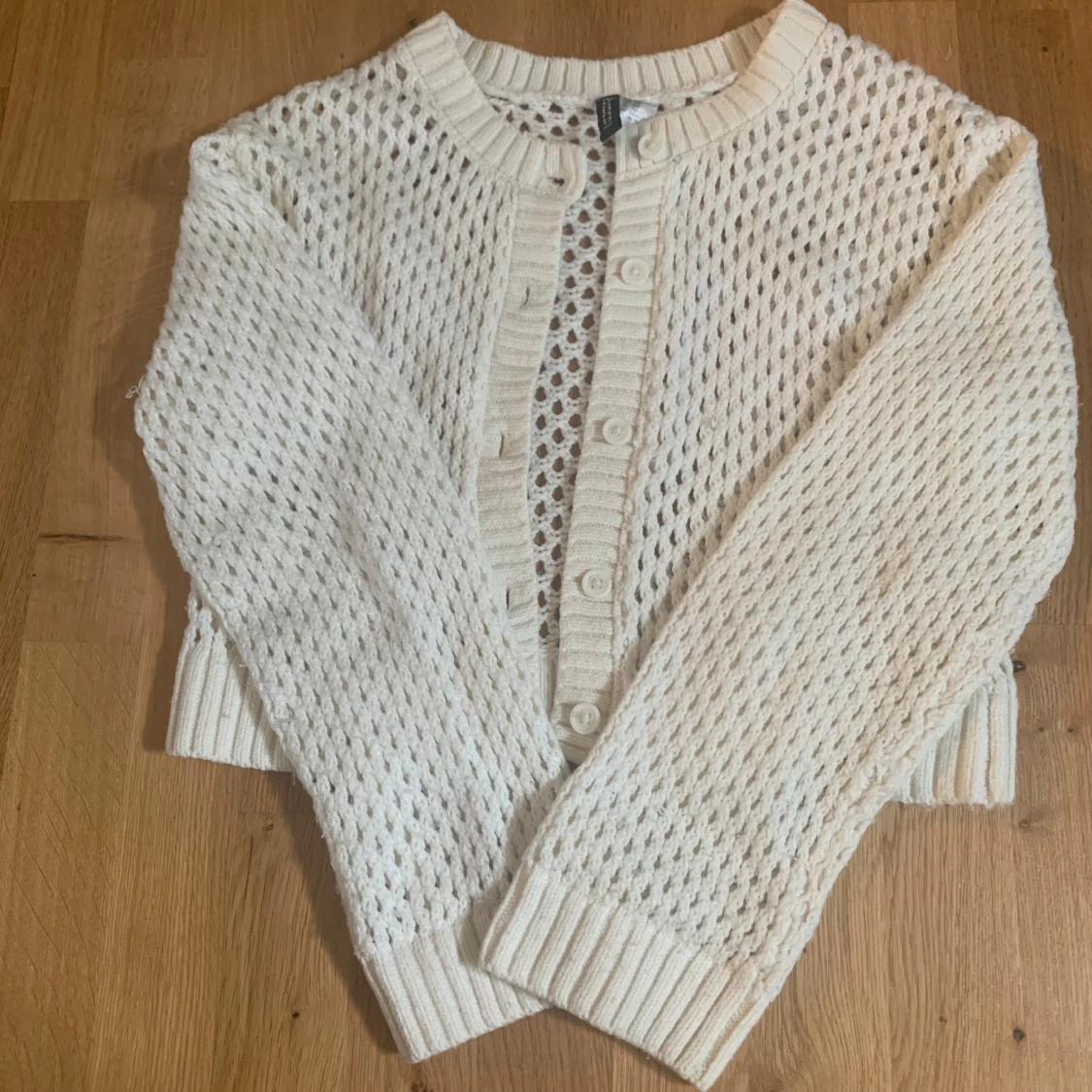 Vit kofta från hm devided - 2