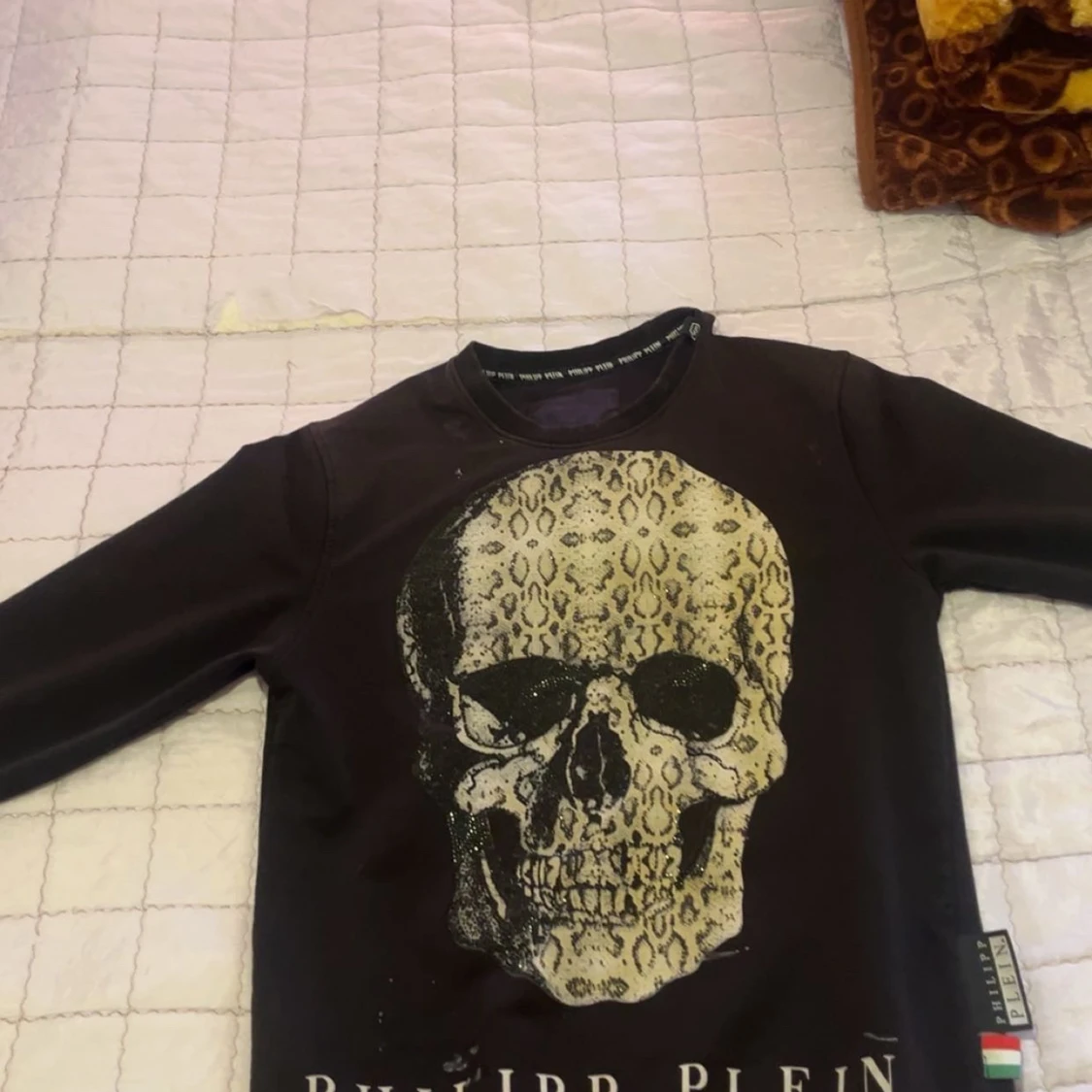 Svart tröja med dödskalle från Philipp Plein