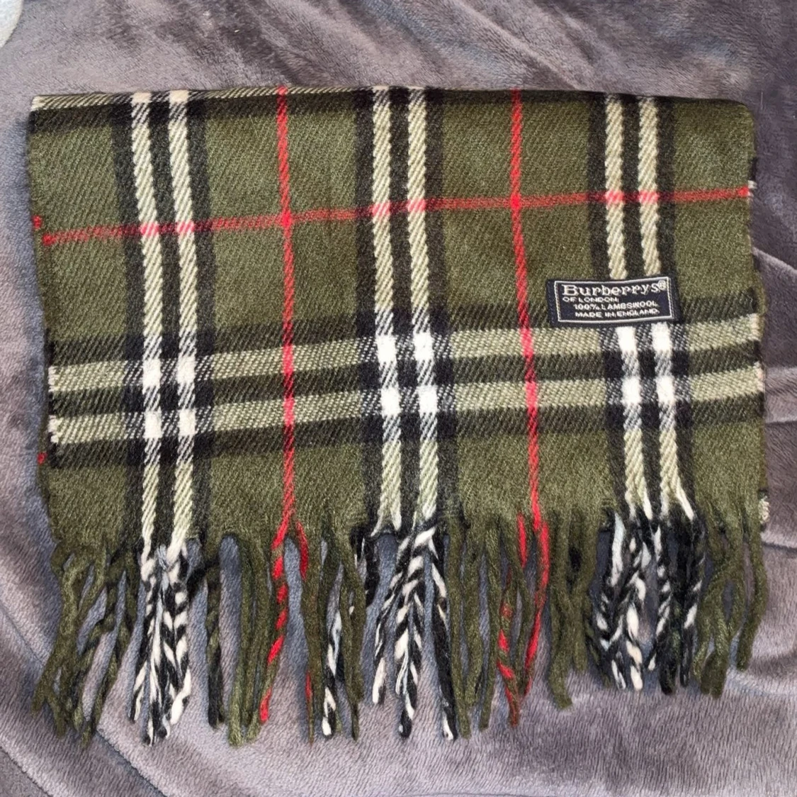 Rutig halsduk från Burberry - 2