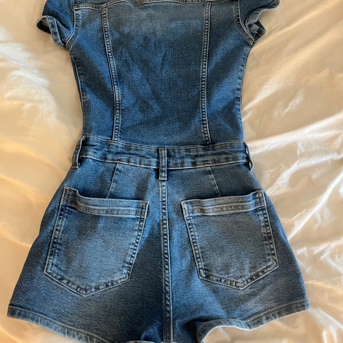 Blå jeansklänning från Bershka - 1