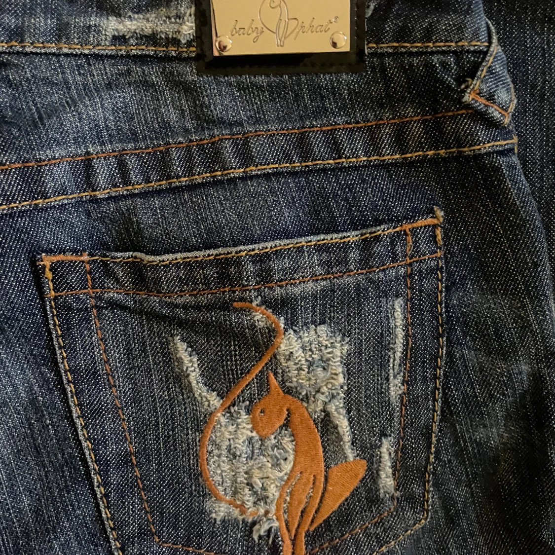 Blå bootcut jeans från Lady Witch - 3