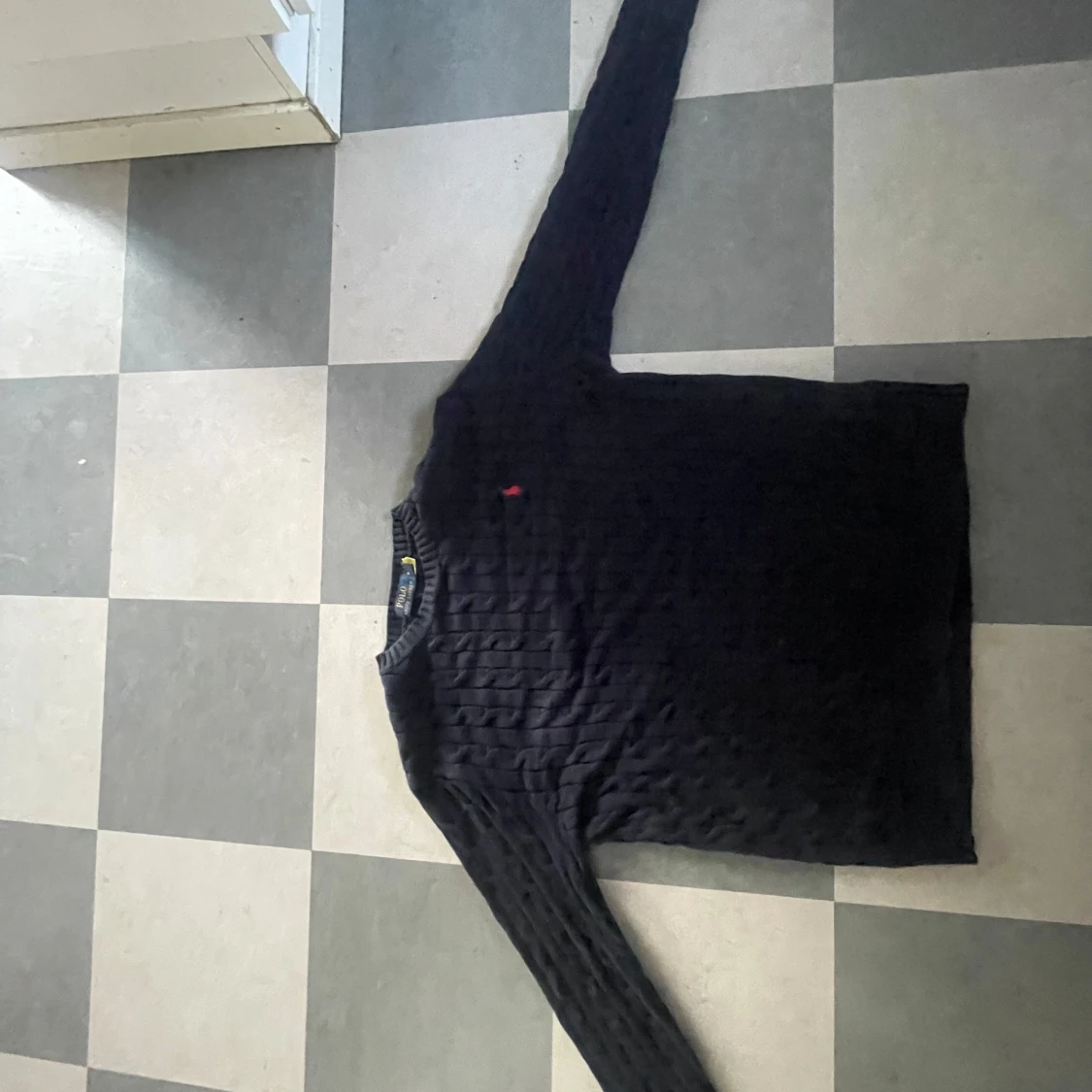 Mörkblå stickad tröja från Polo Ralph Lauren - 1