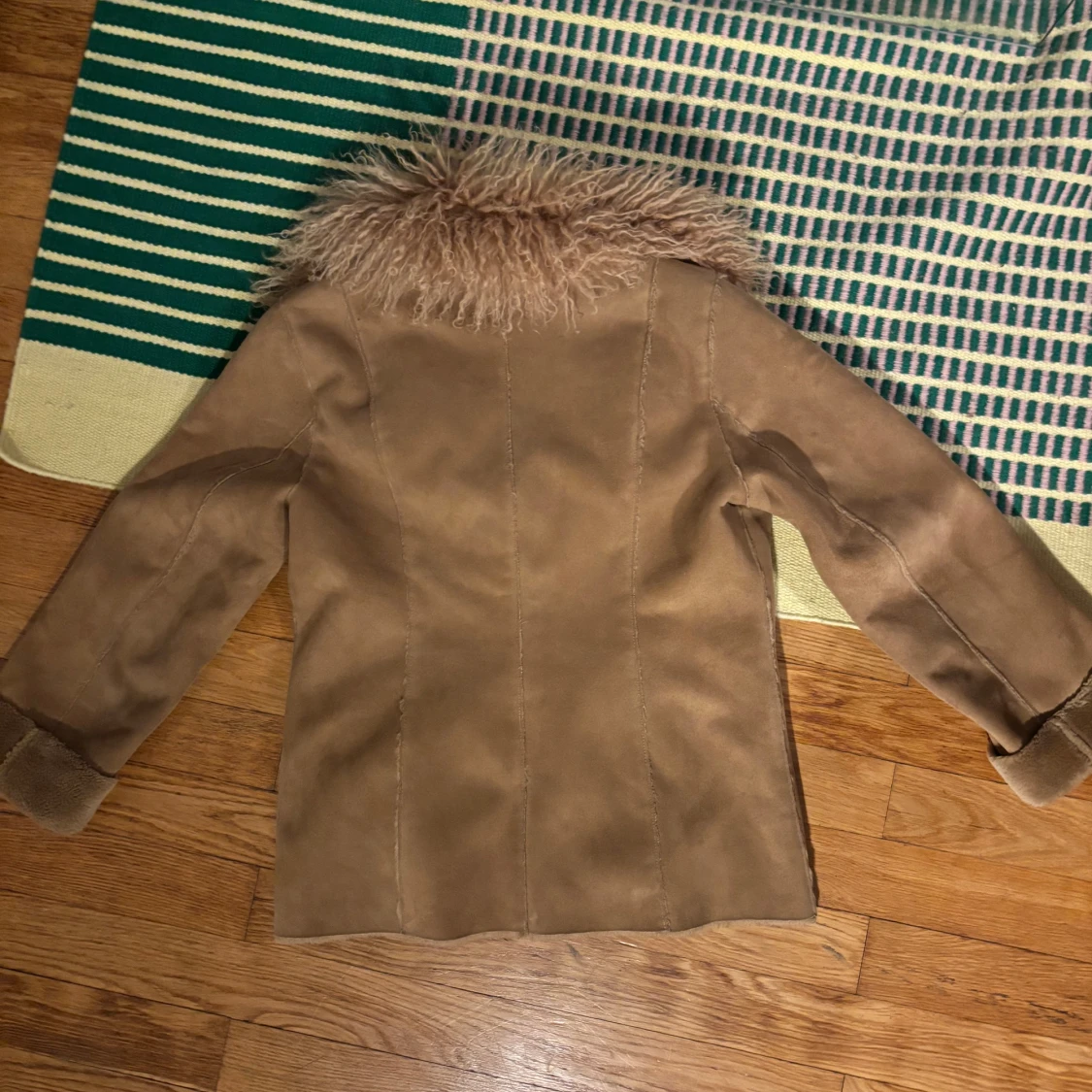 Brun mockajacka med fuskpäls från Jasper Conran Jeans - 2